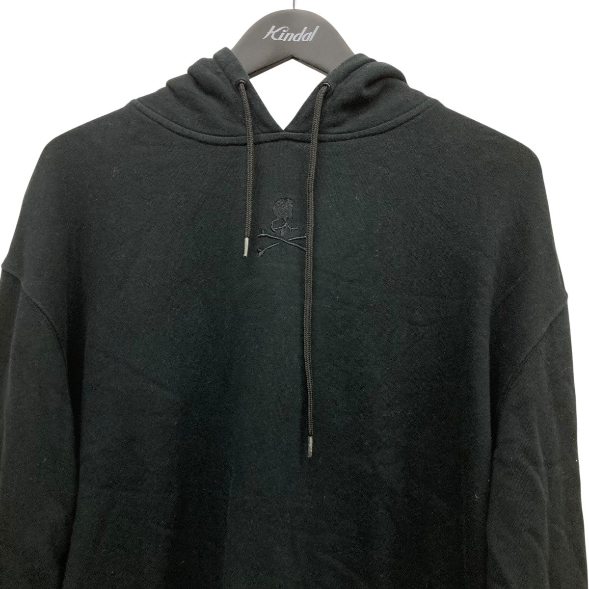 マスターマインド ワールド★18AW グラスビーズバックスカルスウェットパーカー MASTERMIND WORLD TERRY CLOTH HOODIE / REGULAR FIT (BLACK x