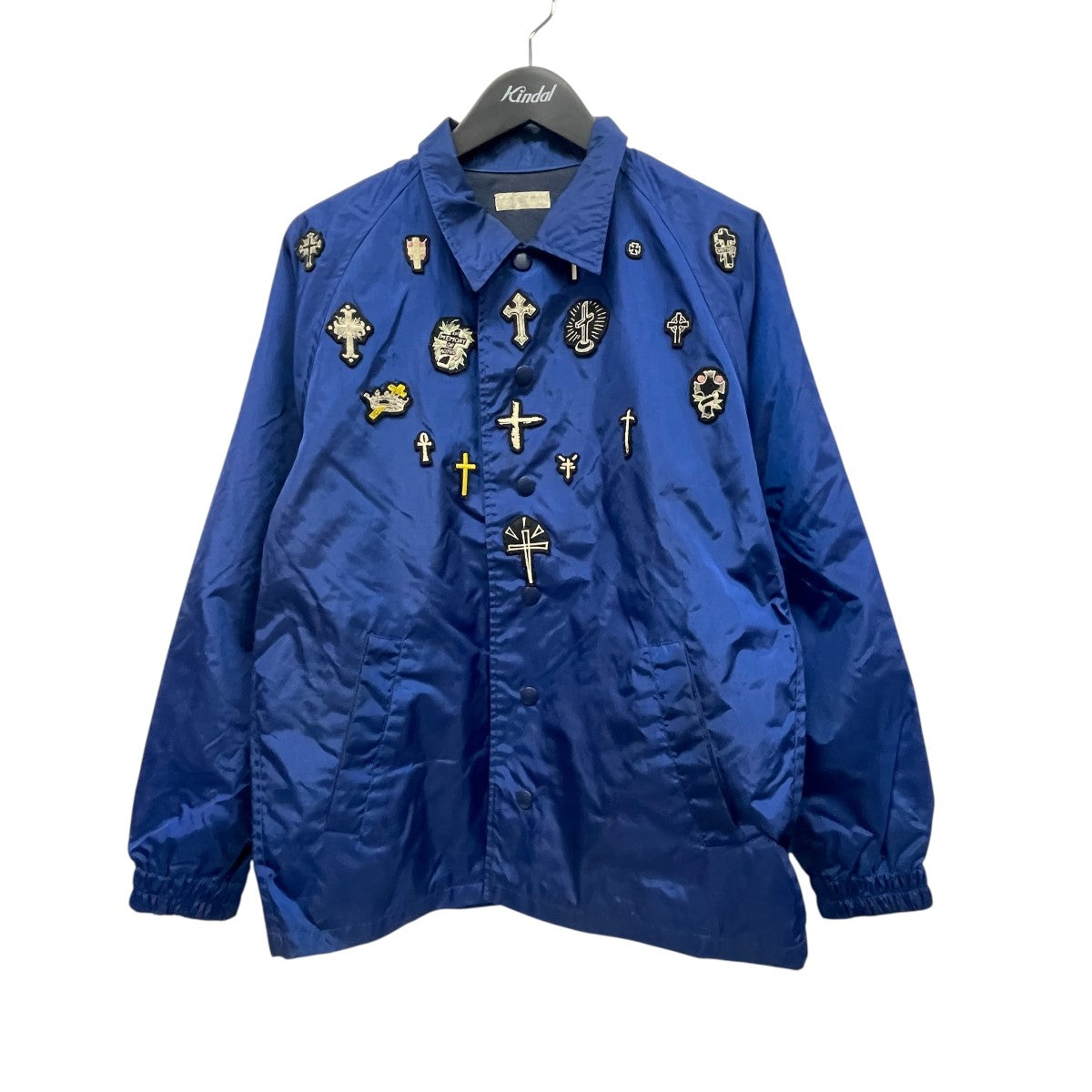 クロスモチーフワッペンコーチジャケットMS-JK-M01