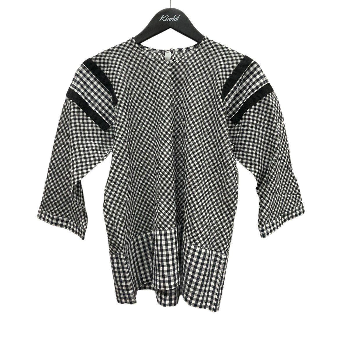 tricot COMME des GARCONS 14AWチェックブラウスTN-B211 古着・中古-1枚目のアイテム画像
