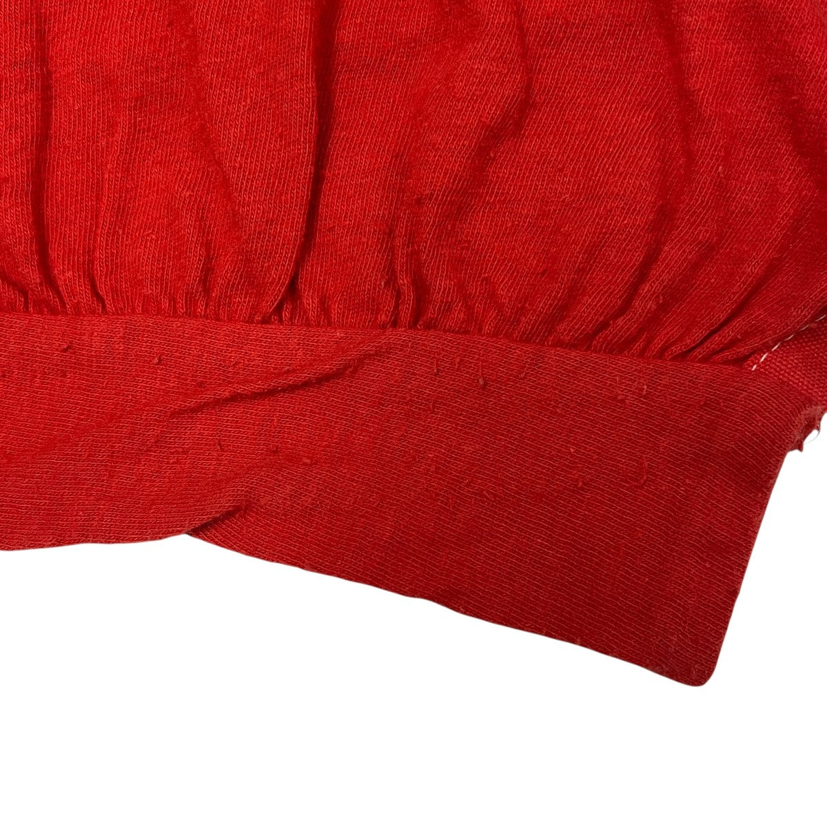 トリココムデギャルソン tricot COMME des GARCONS 11SS 金ボタンカットーブラウス レッド サイズ：表記無し tricot COMME des GARCONS(トリココムデギャルソン) 11SS金
