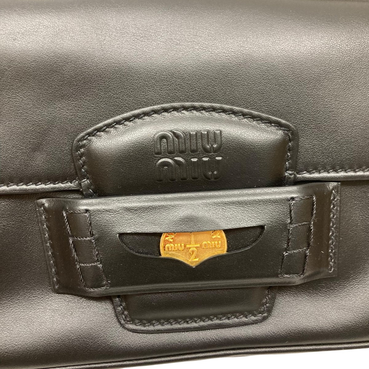 MIU MIU(ミュウミュウ) ACRM FINE CALFショルダーバッグ5BD270 5BD270  