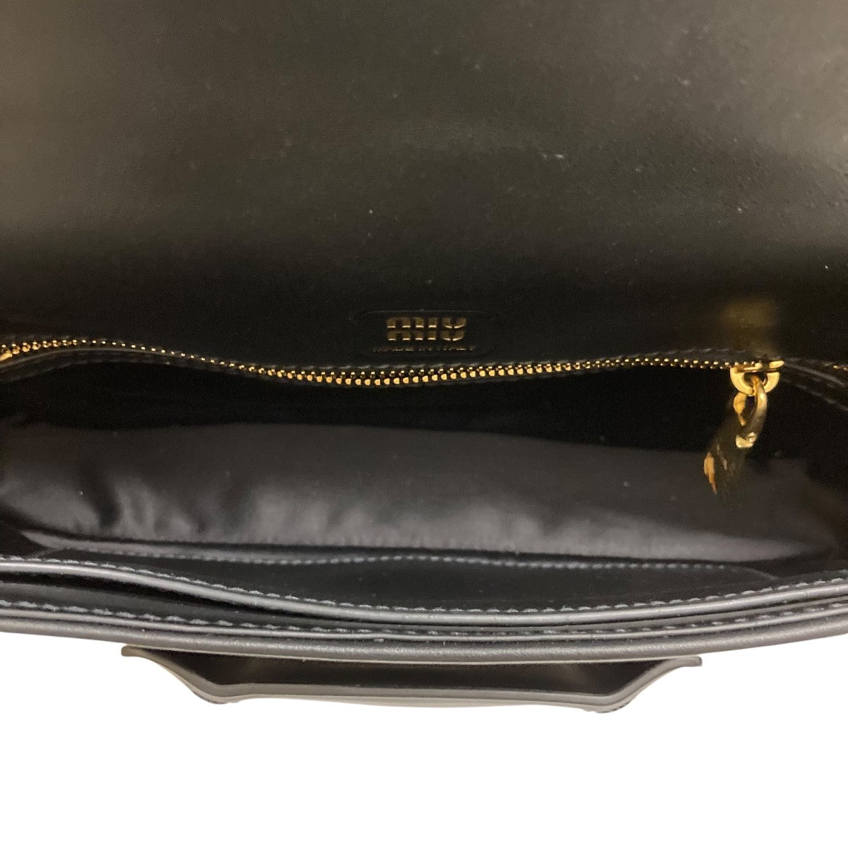 MIU MIU ACRM FINE CALFショルダーバッグ5BD270 古着・中古-7枚目のアイテム画像