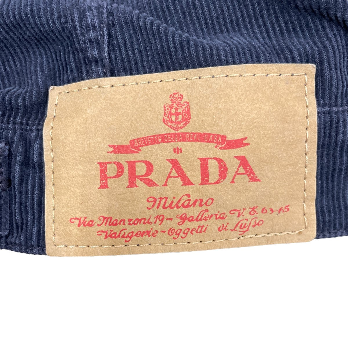 PRADA(プラダ) コーデュロイジャケットGEB257 GEB257 ネイビー サイズ