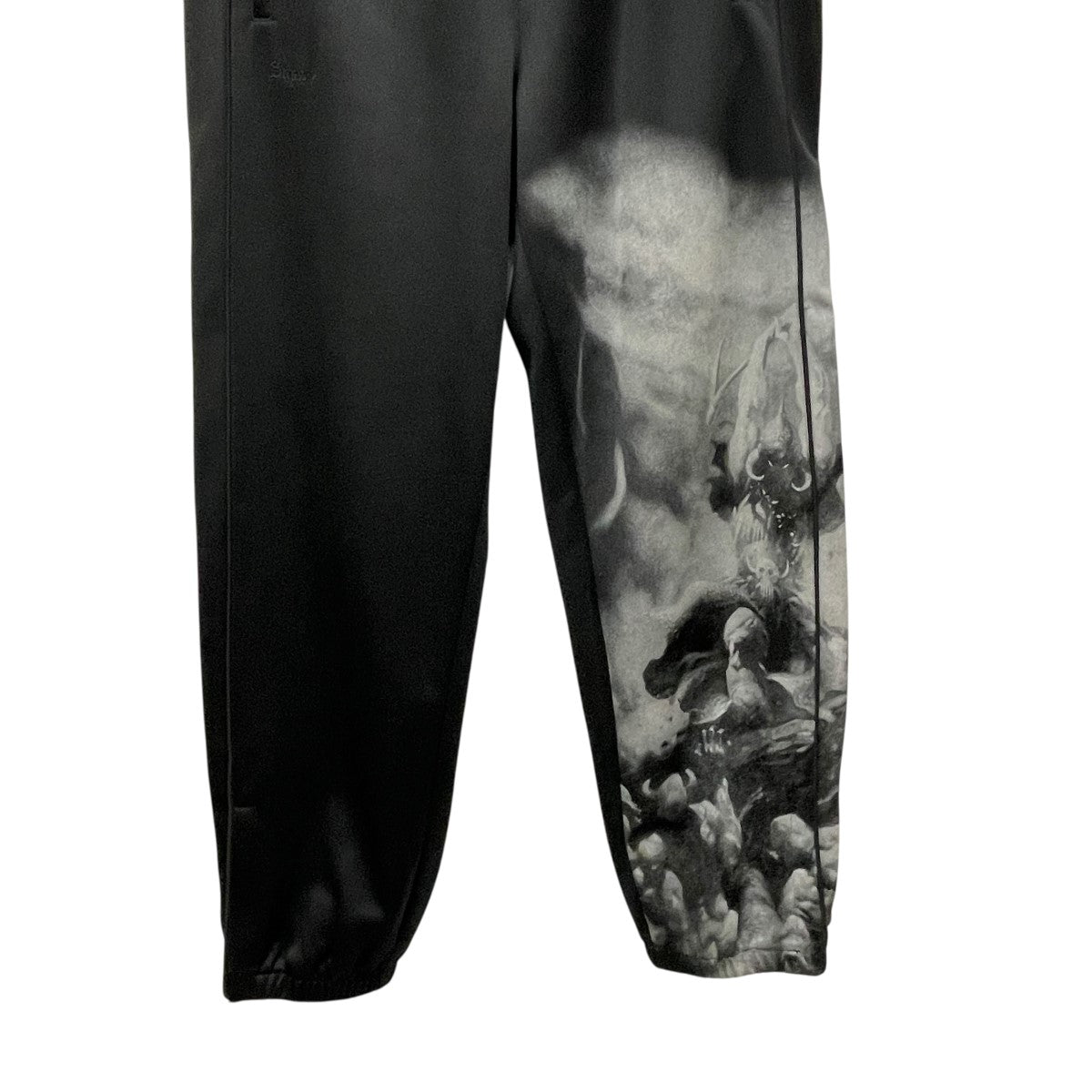 Supreme ブラック トラックパンツ Supreme シュプリーム 24AW Reflective Pinstripe Track pant