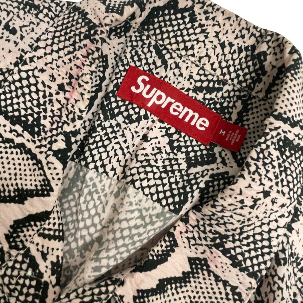 Supreme(シュプリーム) 24SSSnake S S Shirtパイソン柄オープン