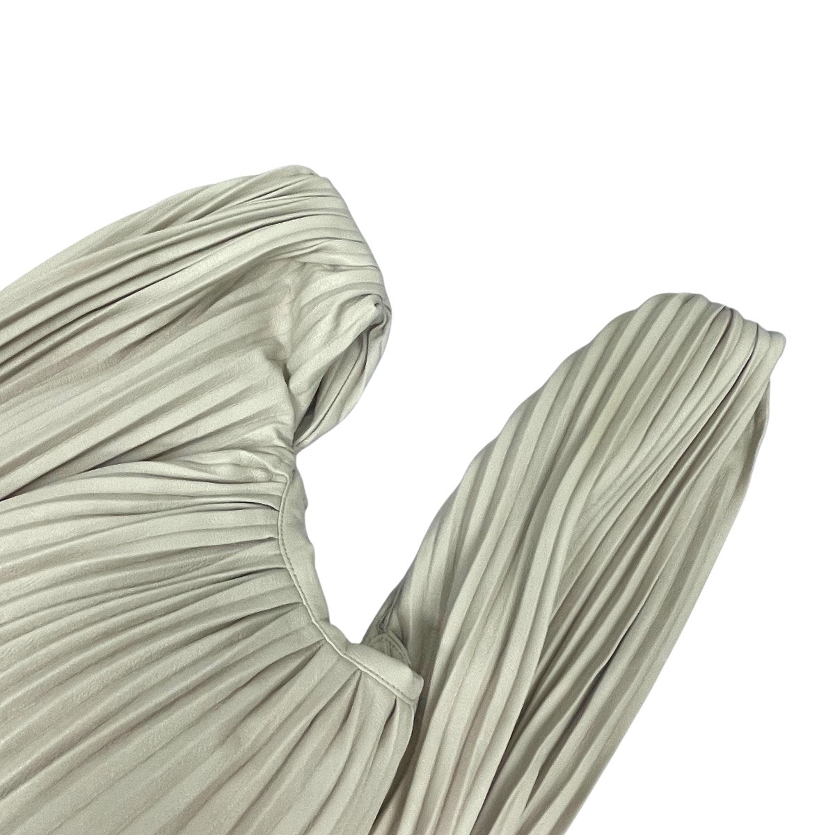 Jen Vegan Leather Pleated Bagプリーツトートバッグ
