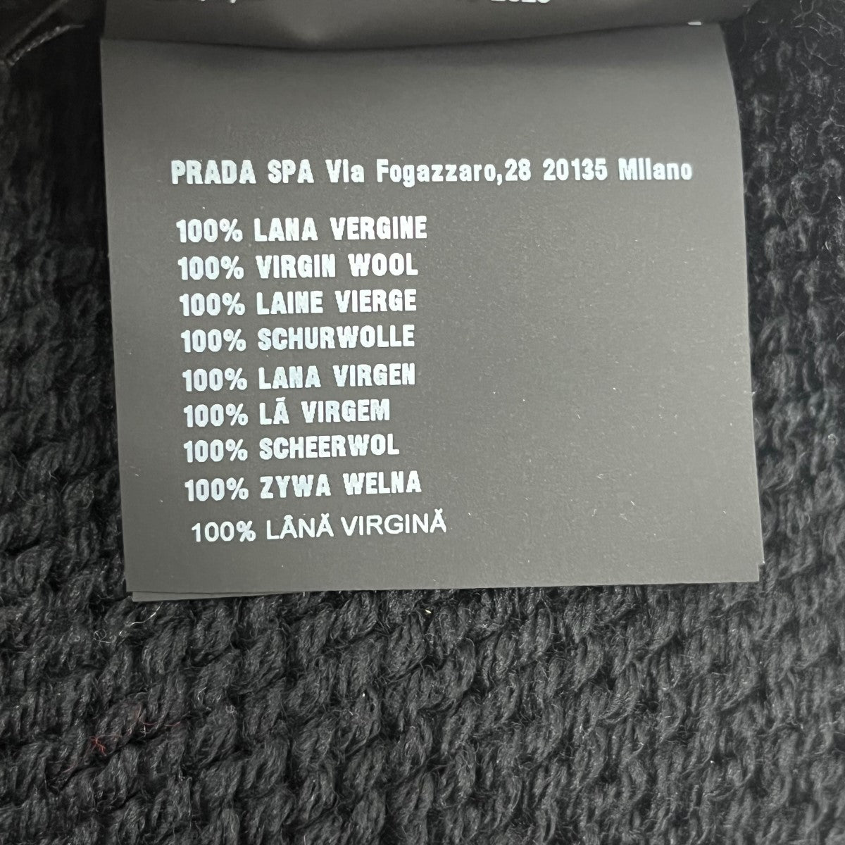 PRADA プラダ マフラー UMS342 新品 PRADA - □新品□未使用□ PRADA プラダ UMS342 ウール100