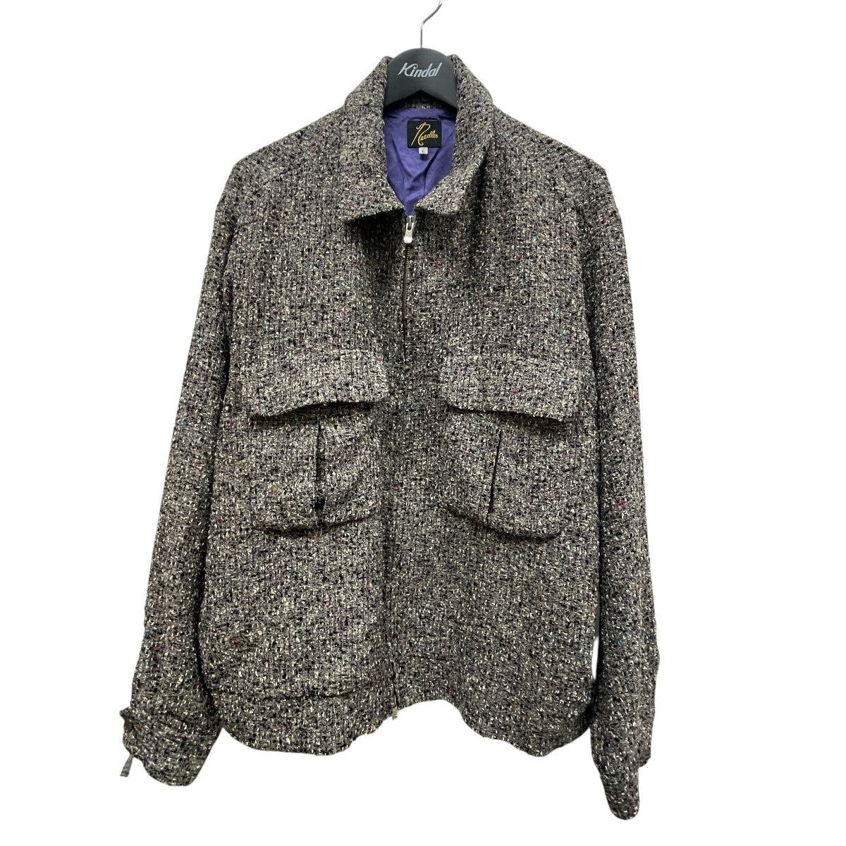 ニードルズ 18AW コットンレーヨンサテンファーカラースポーツジャケット ニードルズ 18AW コットンレーヨンサテンファーカラースポーツ
