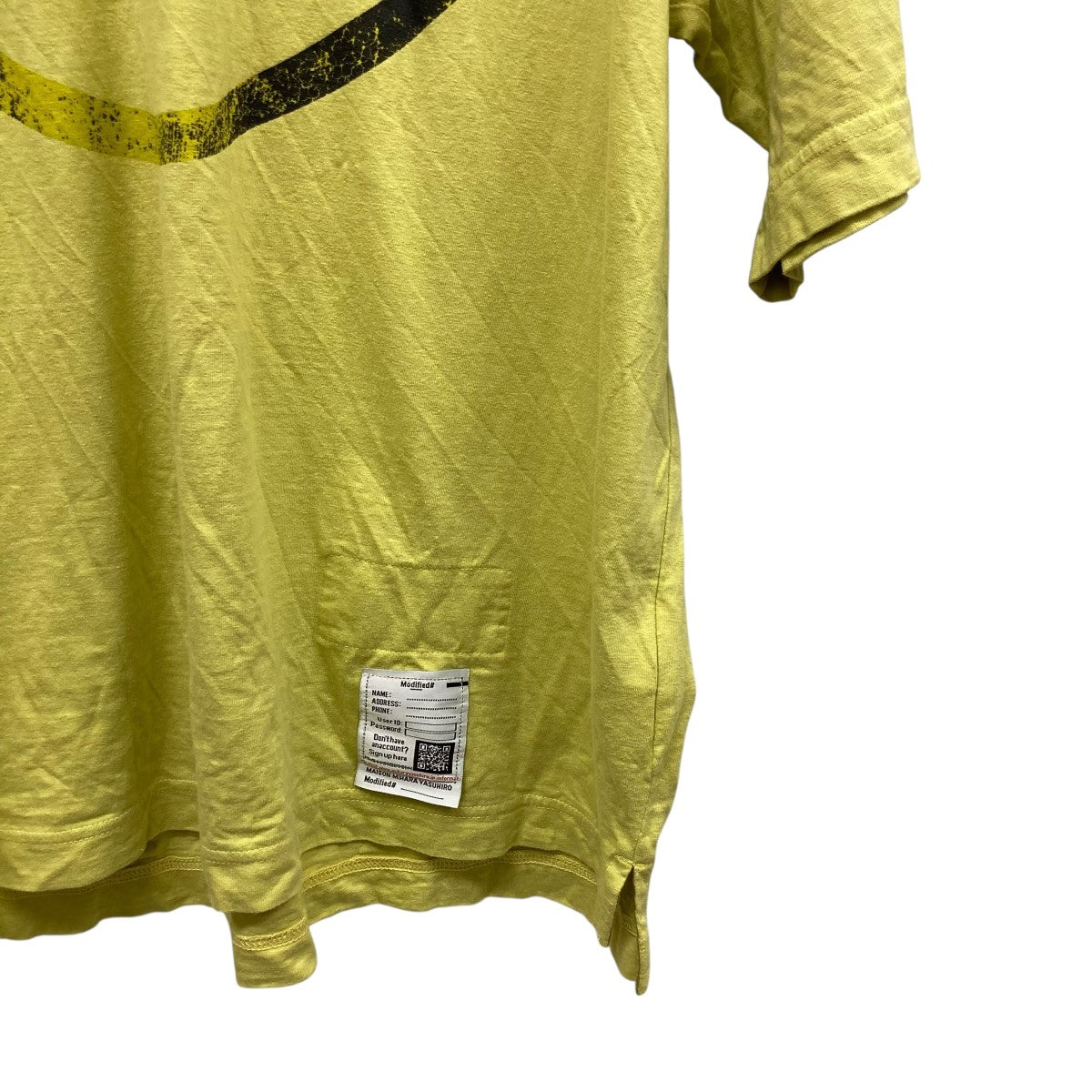 MIHARA YASUHIRO(ミハラヤスヒロ) SMILY FACE PRINTED TEE