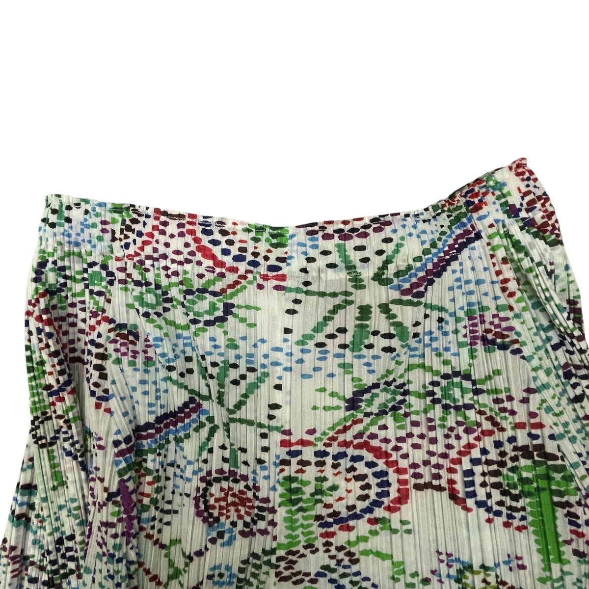 PLEATS PLEASE LIGHT FESTIVAL総柄プリーツパンツPP51JF724 古着・中古-3枚目のアイテム画像