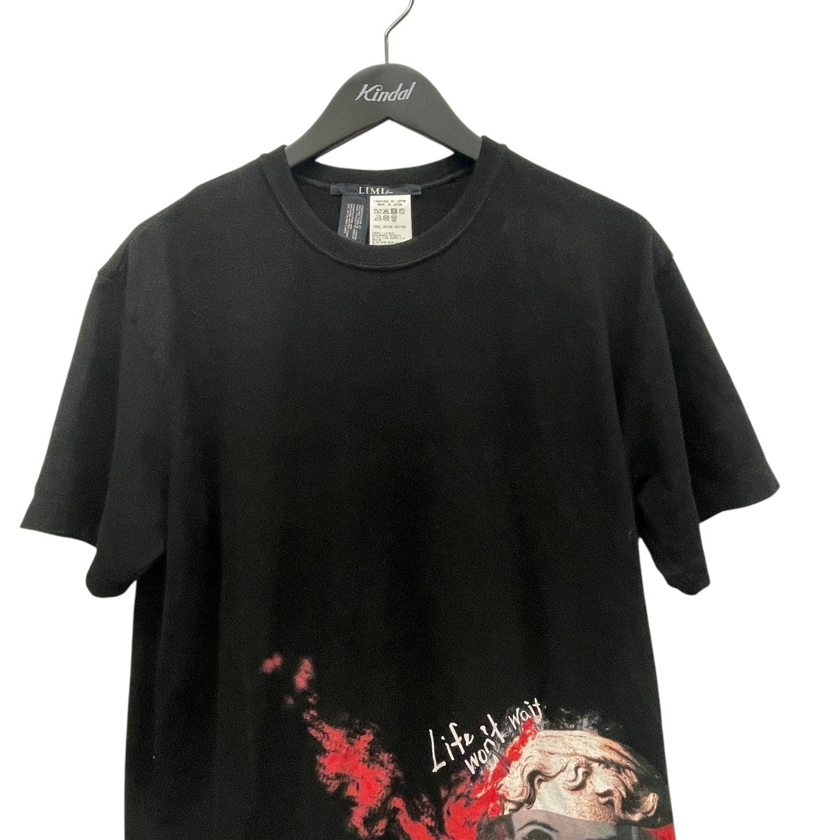 LIMI feu(リミフゥ) STATUE COLLAGE T-SHIRT BプリントTシャツLP