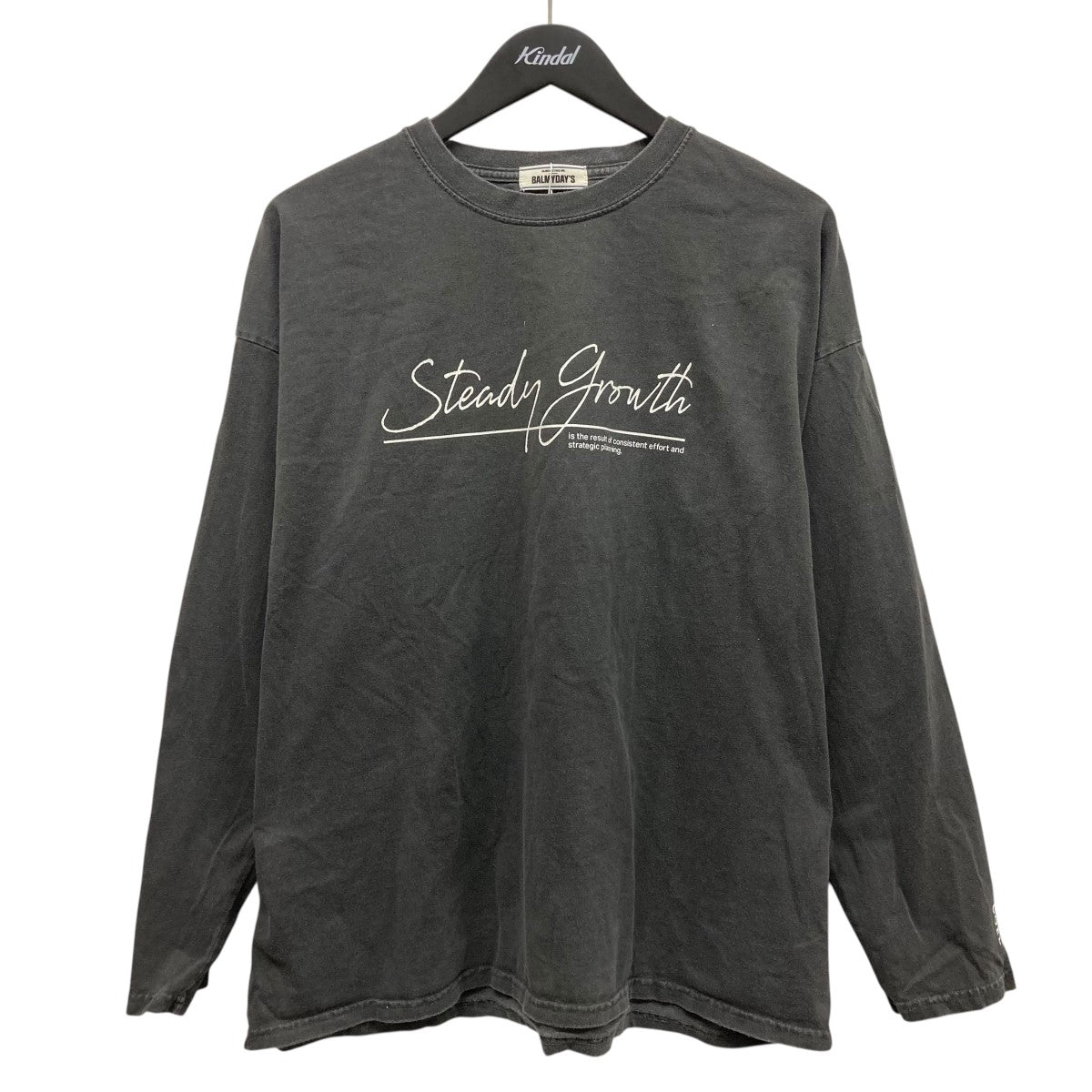 コエル COEL×BALMYDAY’S ロゴプリントロングＴシャツ 185105066 ホワイト サイズ：FREE COEL×BALMYDAY'S ロゴプリントロングTシャツ185105066