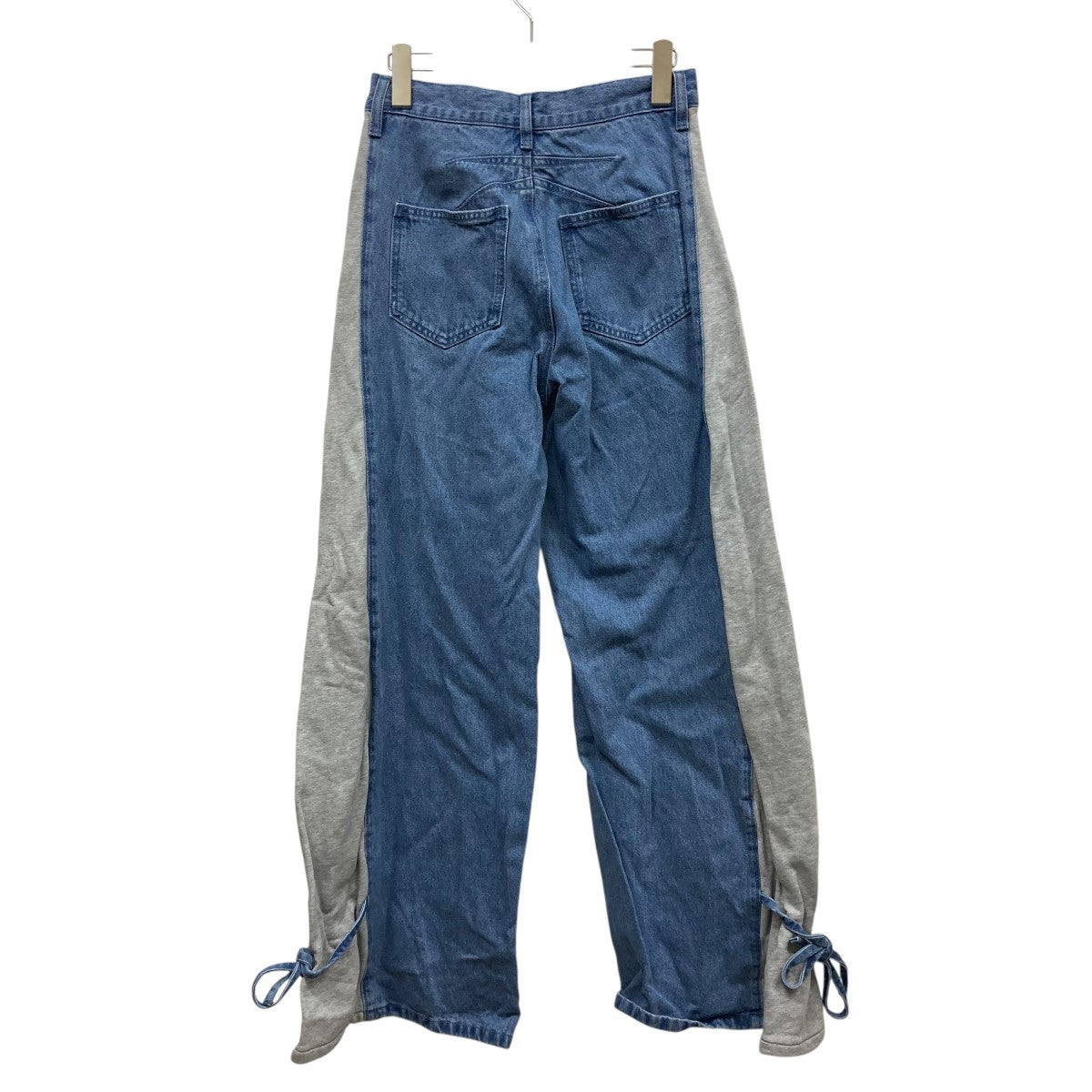 SIDE SWITCH 2WAY RIBBON DENIM PANTSスウェットドッキングデニムパンツ0125108930750