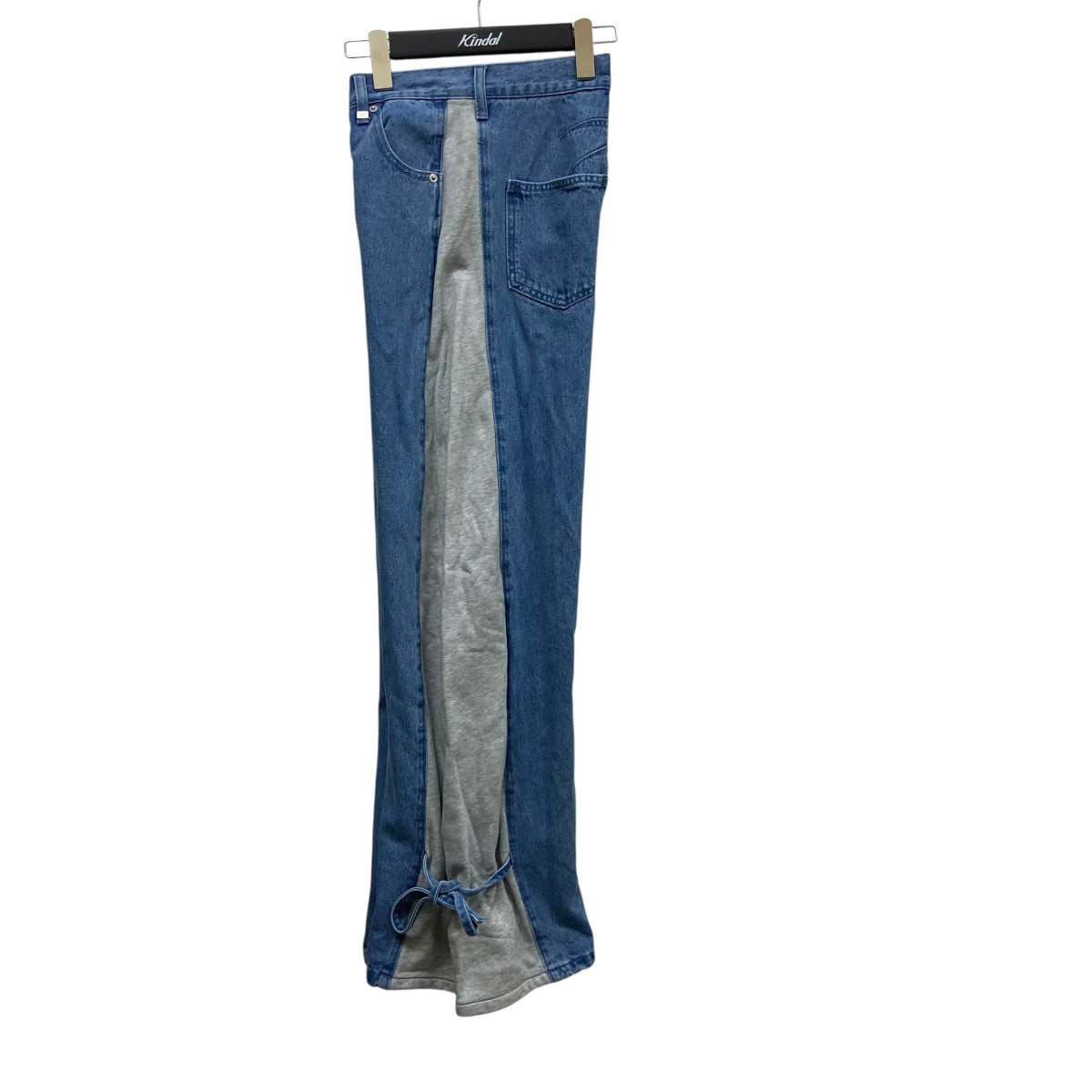 SIDE SWITCH 2WAY RIBBON DENIM PANTSスウェットドッキングデニムパンツ0125108930750