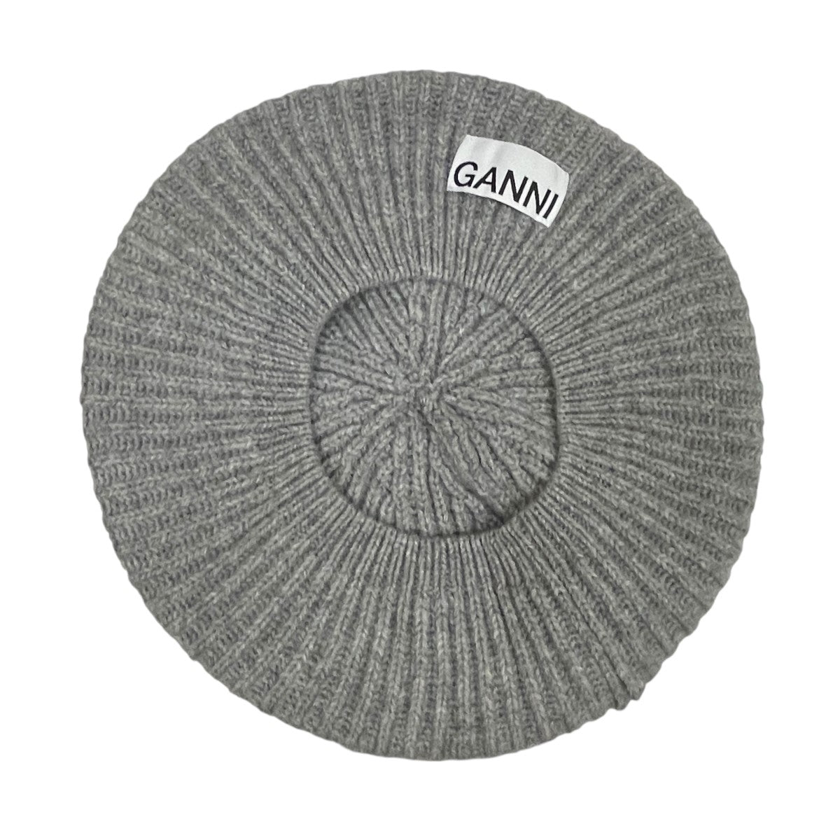 GANNI ニット帽 One Size GANNI ニット帽 ニットキャップ Light Structured Rib Knit