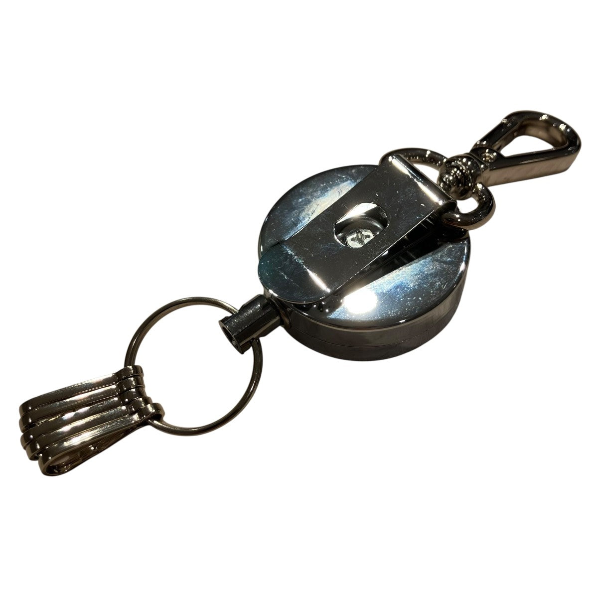 HIDAKA(ヒダカ) 「REEL KEY CHAIN」キーチェーン シルバー