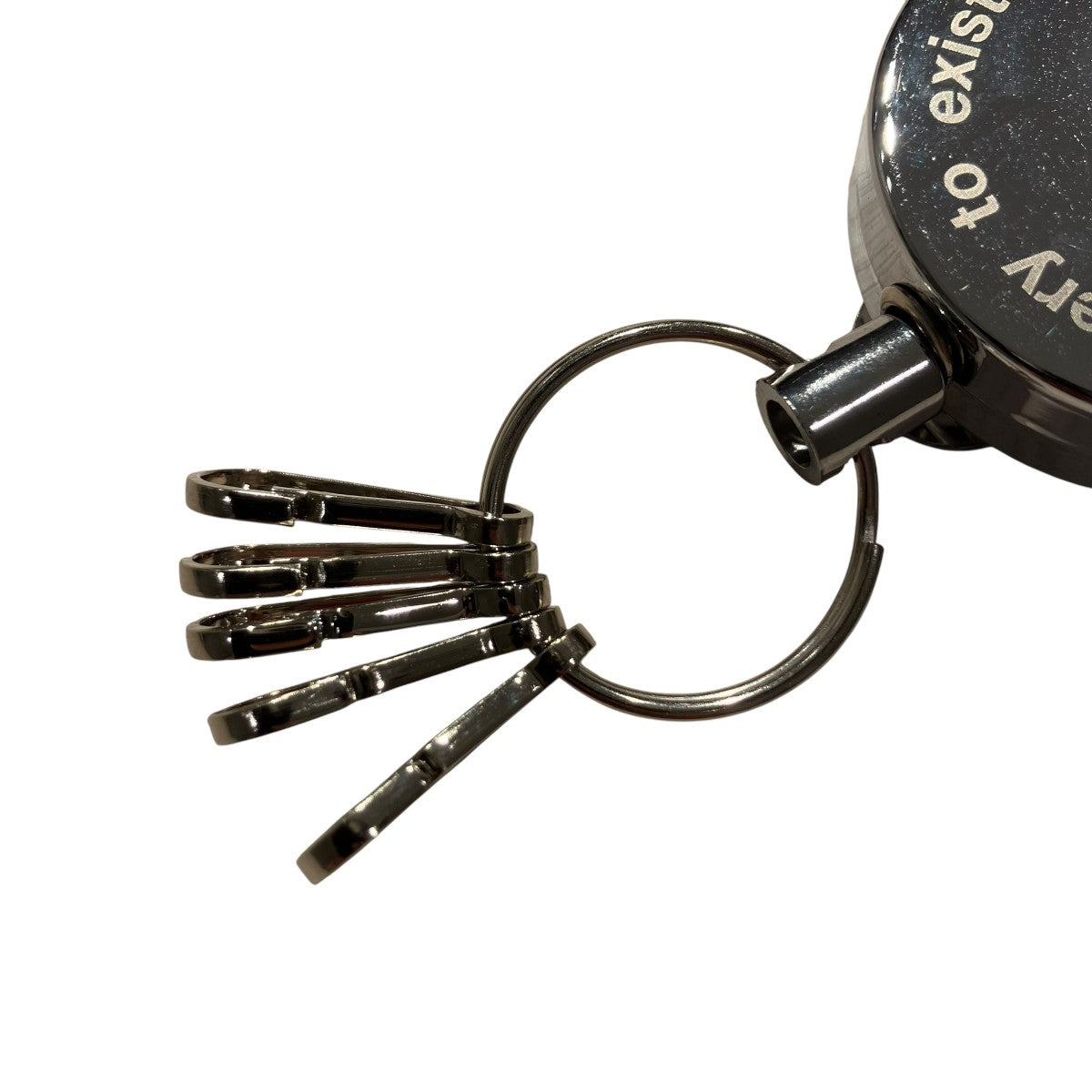 小物 HIDAKA REEL KEY CHAIN HIDAKA(ヒダカ) 「REEL KEY CHAIN」キーチェーン シルバー