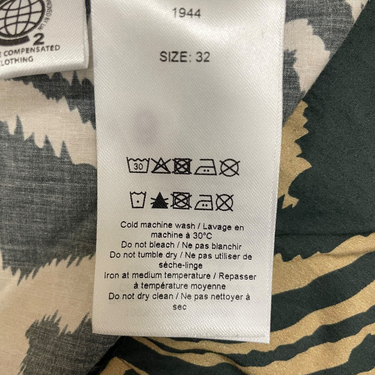 Ganni ゼブラ柄パフスリーブシャツワンピース 古着・中古-6枚目のアイテム画像