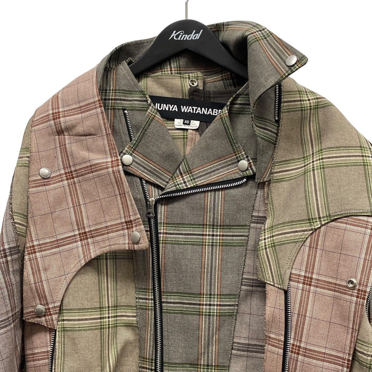 JUNYA WATANABE CDG 22AWライダースジャケットJJ-J040 古着・中古-3枚目のアイテム画像