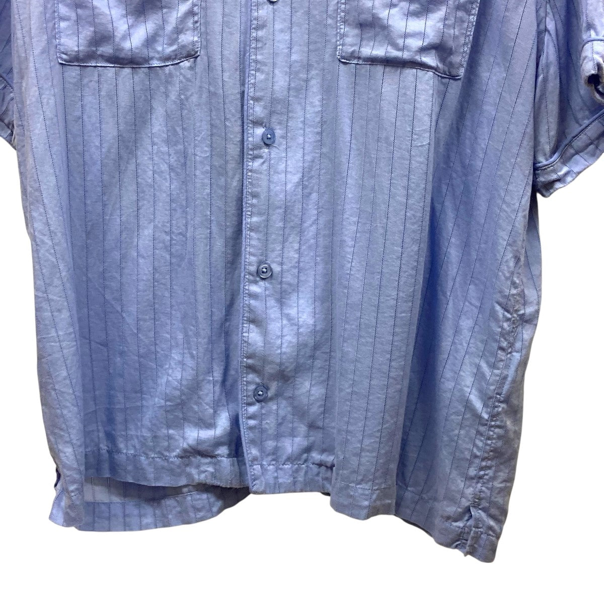 【美品】saturdays nyc 半袖シャツ　レースシャツ サタデーズ ニューヨークシティー レースシャツ ブラック