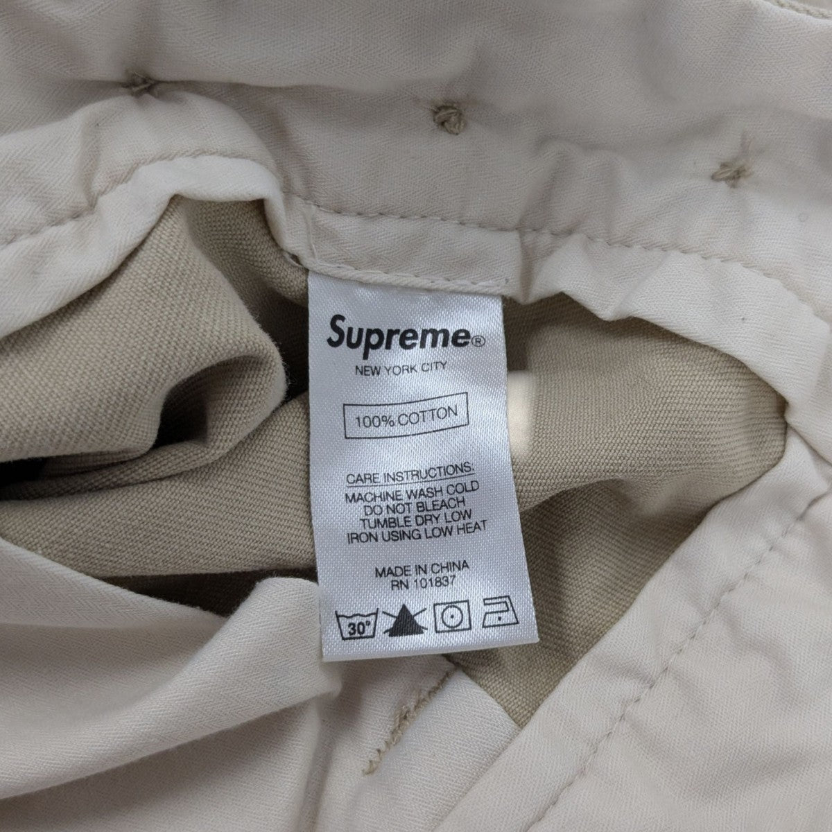 Supreme/シュプリーム/アーチロゴ/チノパンツ Supreme(シュプリーム) Arc Logo Chino Pantアーチロゴチノパン