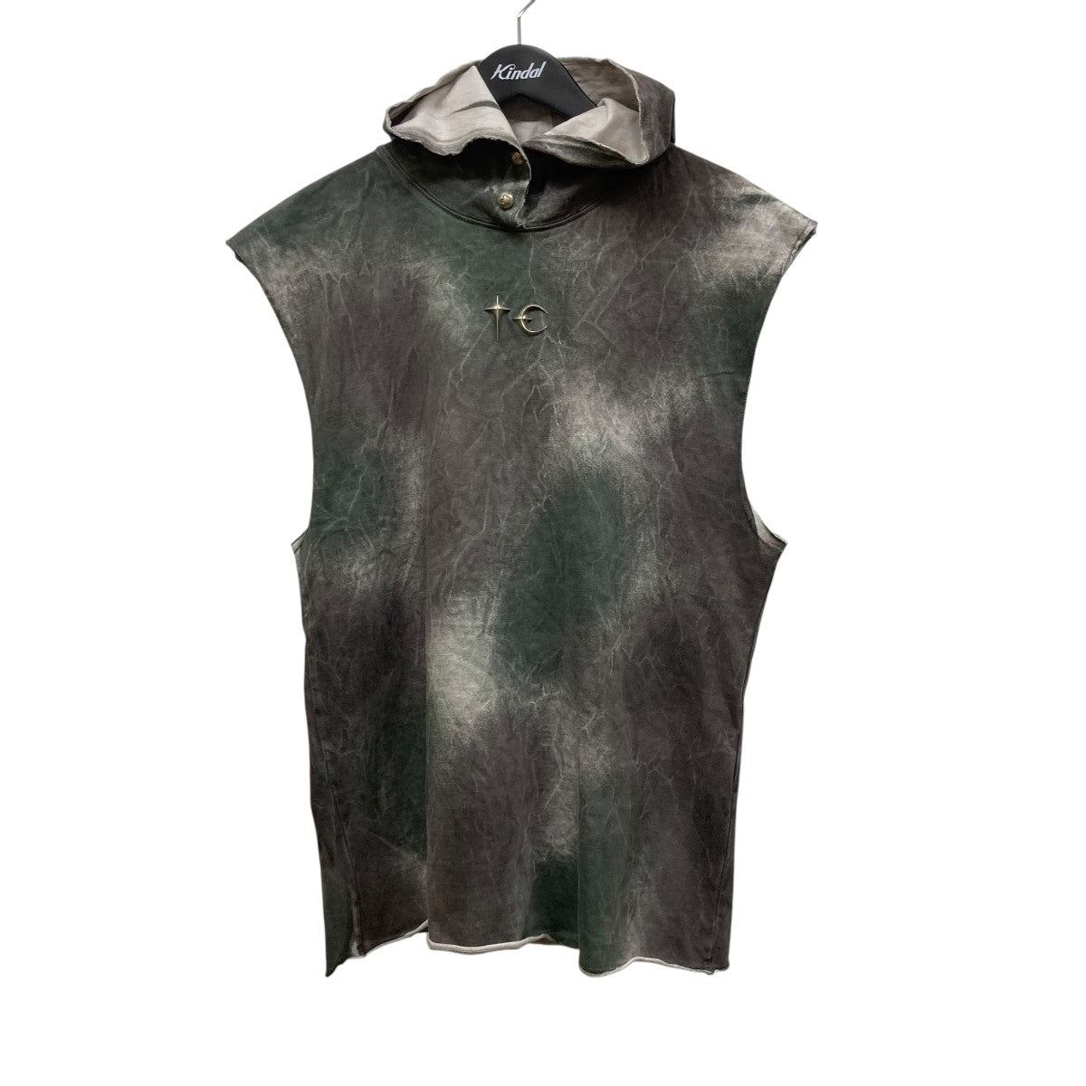 THUG CLUB Ambush TC Hooded Vest CamouflageノースリーブフーデッドタイダイカットソーTC25TS0701 古着・中古-1枚目のアイテム画像