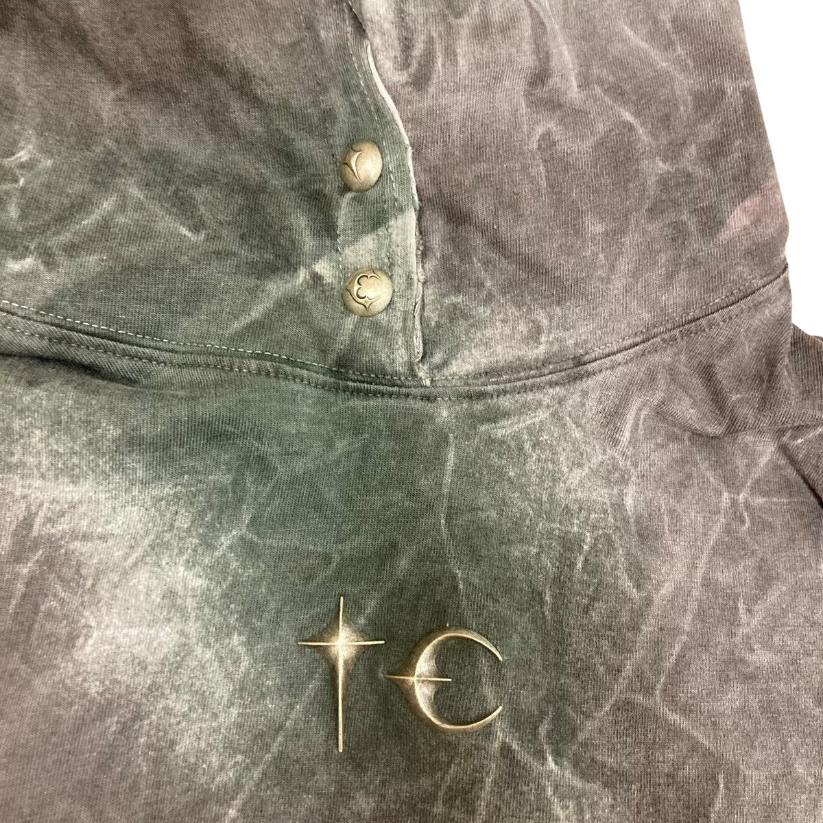 THUG CLUB Ambush TC Hooded Vest CamouflageノースリーブフーデッドタイダイカットソーTC25TS0701 古着・中古-5枚目のアイテム画像