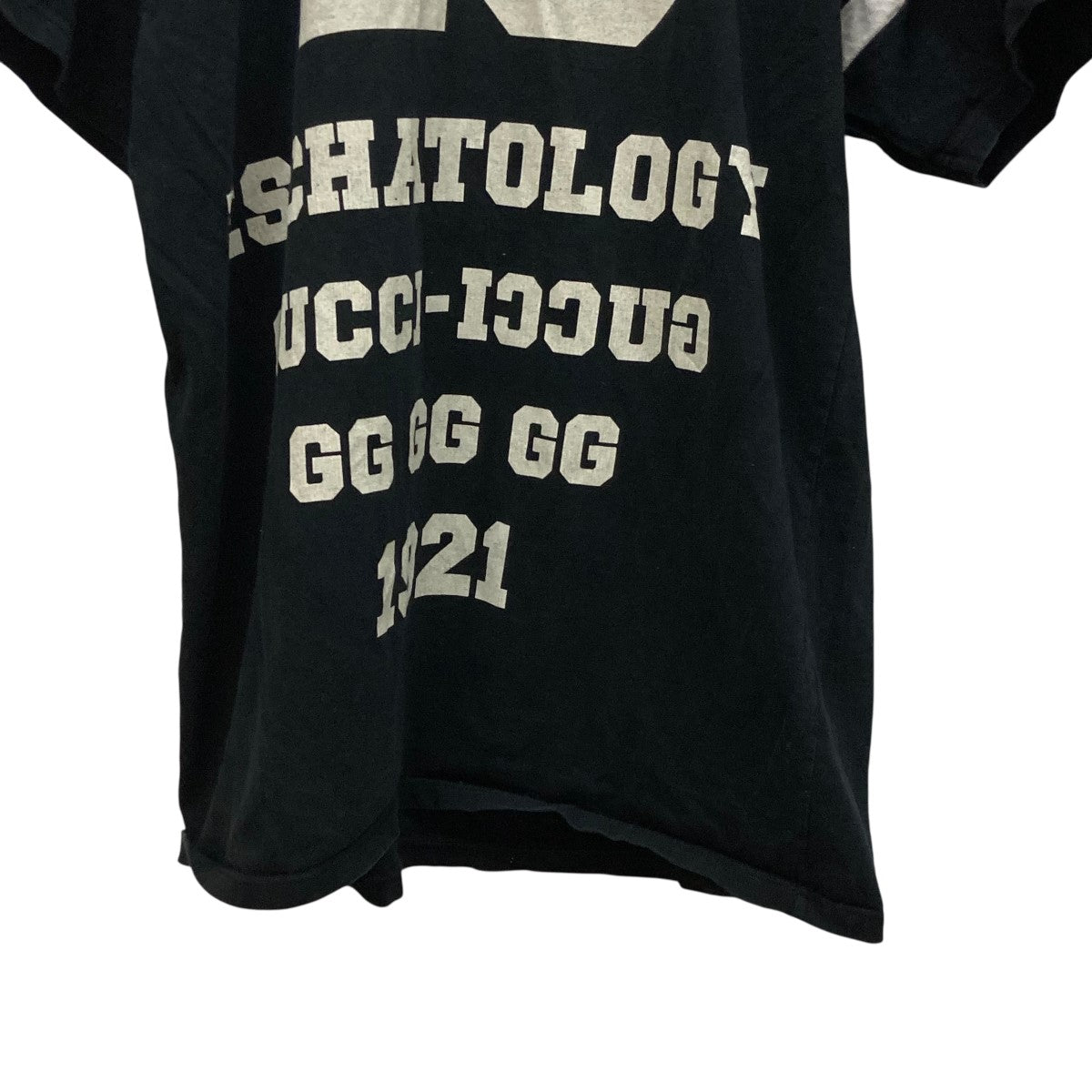 GUCCI(グッチ) ロゴプリント半袖フットボールTシャツ660744 XJDKK 