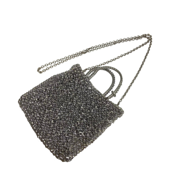 ❇︎❇︎ANTEPRIMA❇︎❇︎アンテプリマ❤️ワイヤーバッグラージ➕ショルダーチェーン ママの「斜め掛け」は【アンテプリマ】のキラキラバッグ！＜SNAP＞ | VERY