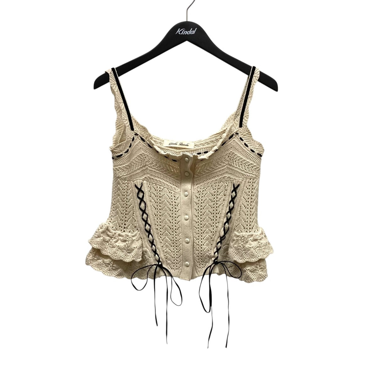 FUMIE=TANAKA(フミエタナカ) 23SSmesh frill vestシアーベスト