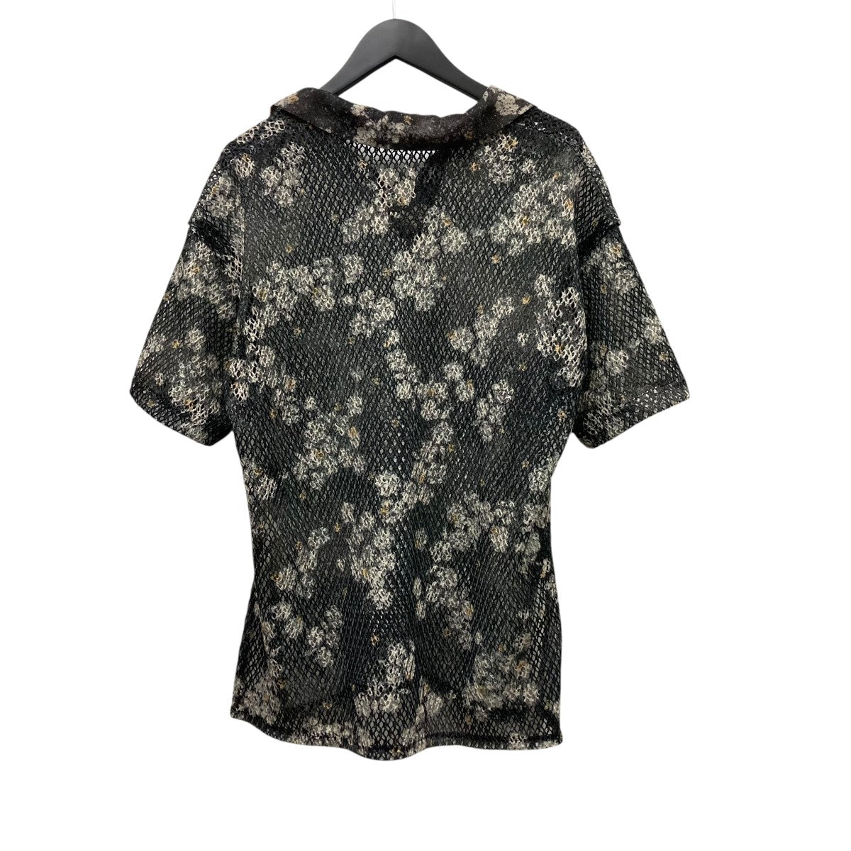 AMERI×KEITA MARUYAMA BLUR FLOWER TOP半袖メッシュシャツ02410490450 古着・中古-2枚目のアイテム画像
