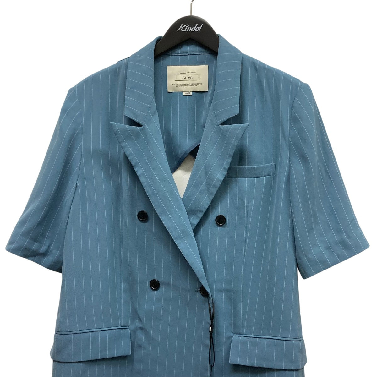 ジャケット・アウター AMERI scc Ameri アメリ AMERI RIB SWITCHING OVER JACKET ダブル