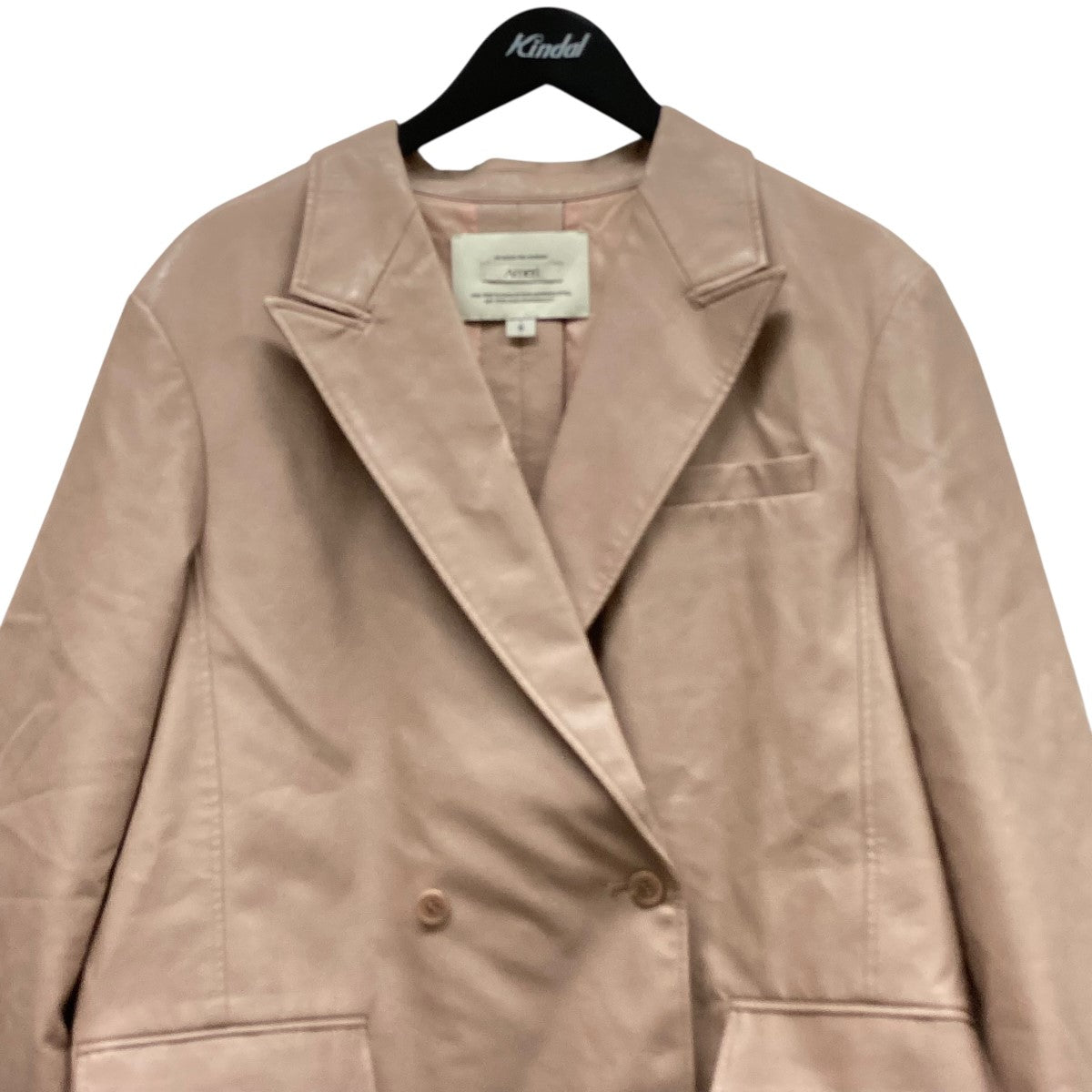 AMERI LUSTER FAKE LEATHER JACKETフェイクレザージャケット0125106750160 古着・中古-4枚目のアイテム画像