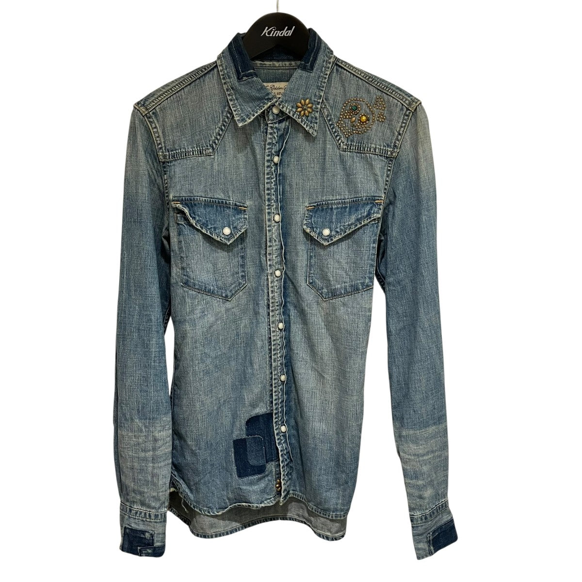 美品 REMI RELIEF USED加工 デニムジャケット 1st 大戦 XL 美品 REMI RELIEF USED加工 デニムジャケット 1st 大戦 XL