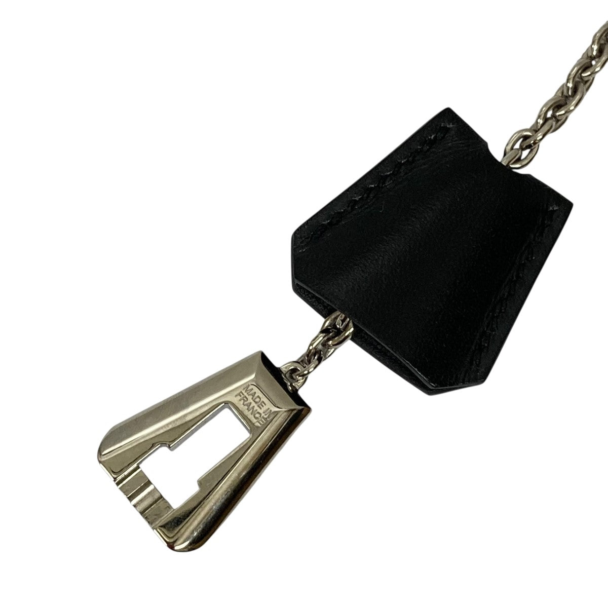 エルメス　HERMES クロシェットネックレス　ブラック HERMES - □美品□ エルメス クロシェット クローシュ