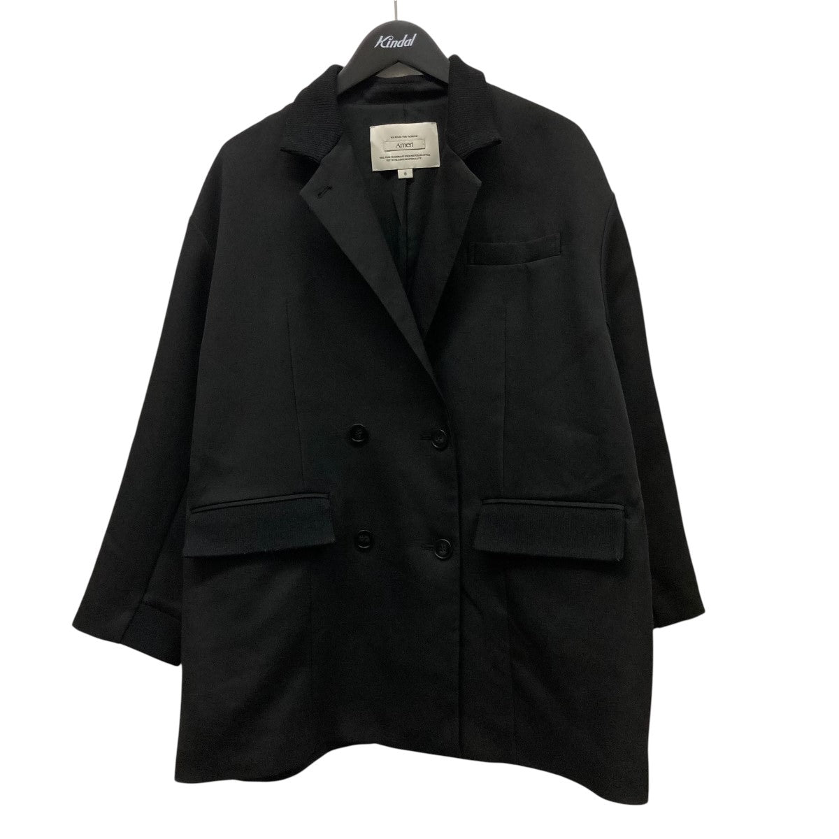 アメリ RIB SWITCHING OVER JACKET Ameri AMERI(アメリ) RIB SWITCHING OVER JACKETダブルジャケット