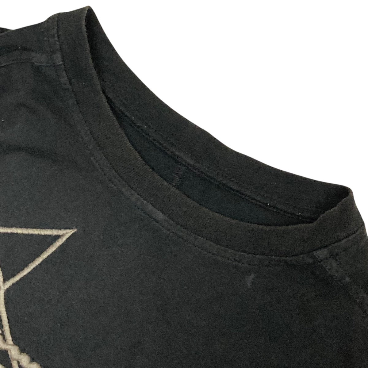 RICK OWENS×Champion Tommy T-Shirt Croppedフロントロゴ刺繍クロップドTシャツCM01D9404-CHJER 古着・中古-6枚目のアイテム画像