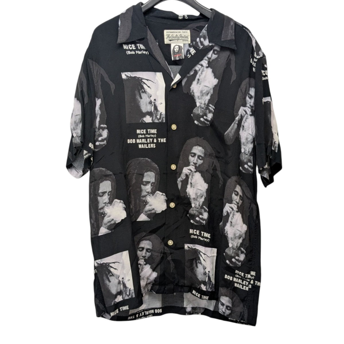 WACKO MARIA BOB MARLEY S S HAWAIIAN SHIRTボブマーリーハワイアンシャツ 古着・中古-1枚目のアイテム画像