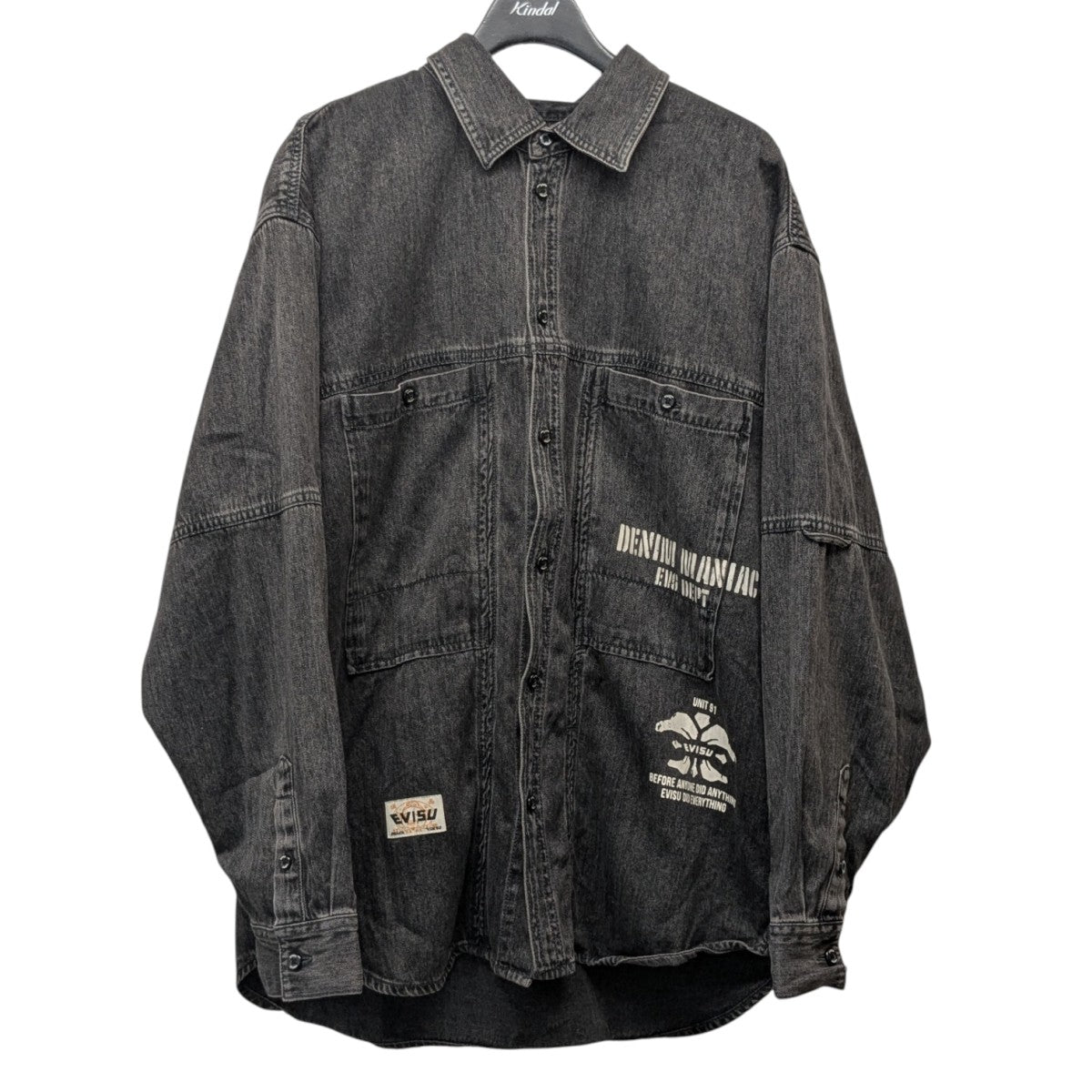 EVISU　エヴィス　長袖　サーマルシャツ　サイズ38 通販専門店 EVISU エヴィス 長袖 サーマルシャツ サイズ38