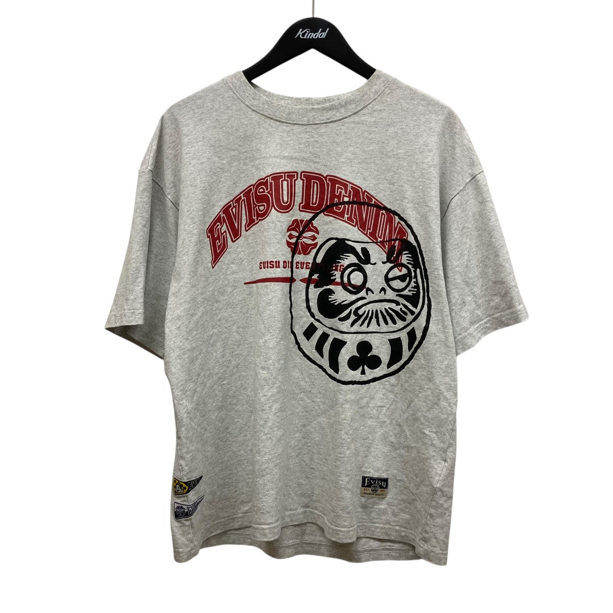 archive　EVISU　両面ロゴ　エビス刺繍　L/S ラグランTシャツ　42 EVISU X F-LAGSTUF-F 春画と小判 カモメプリント レギュラー