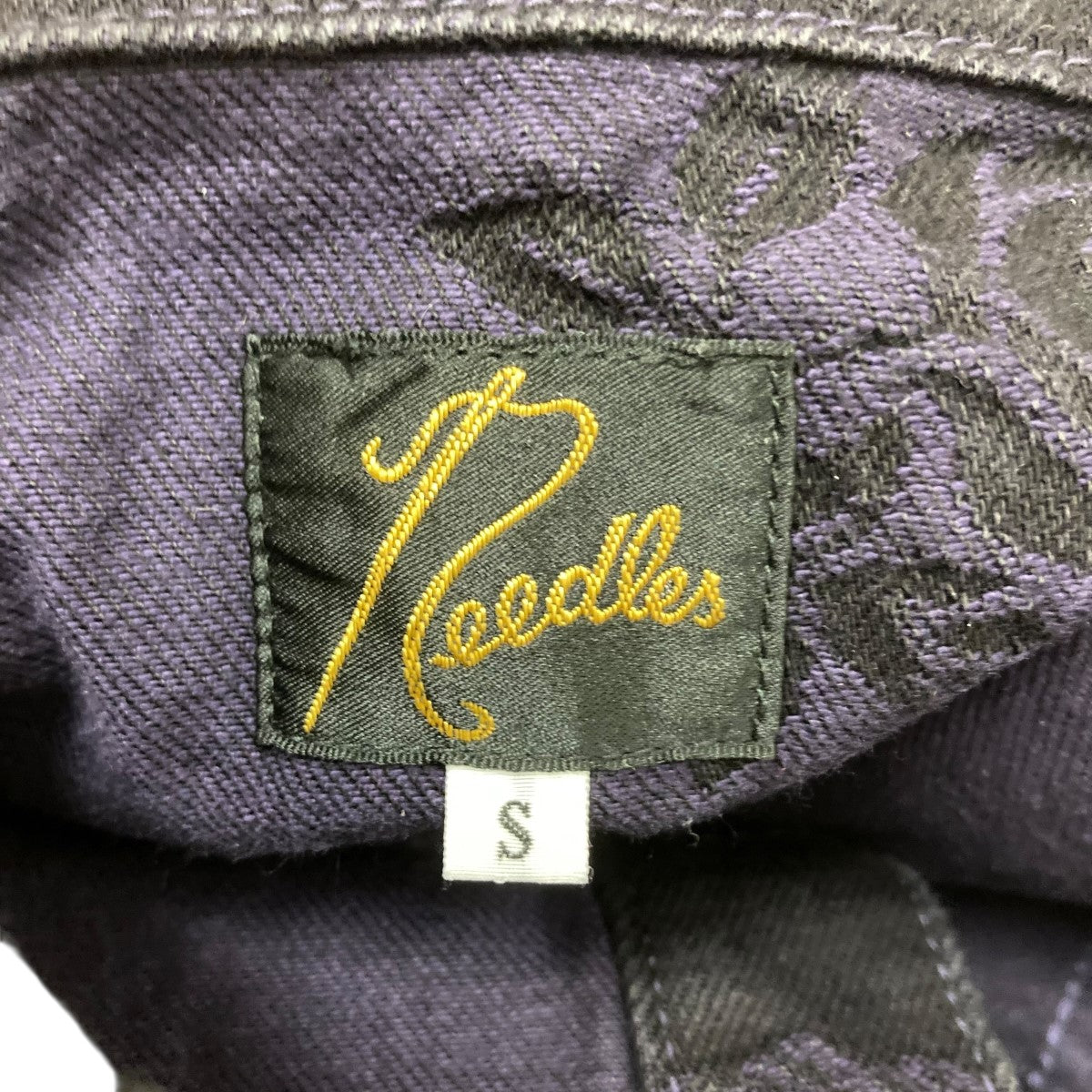 Needles パープルグレー デニムジャケット M Needles パープルグレー デニムジャケット M Needles