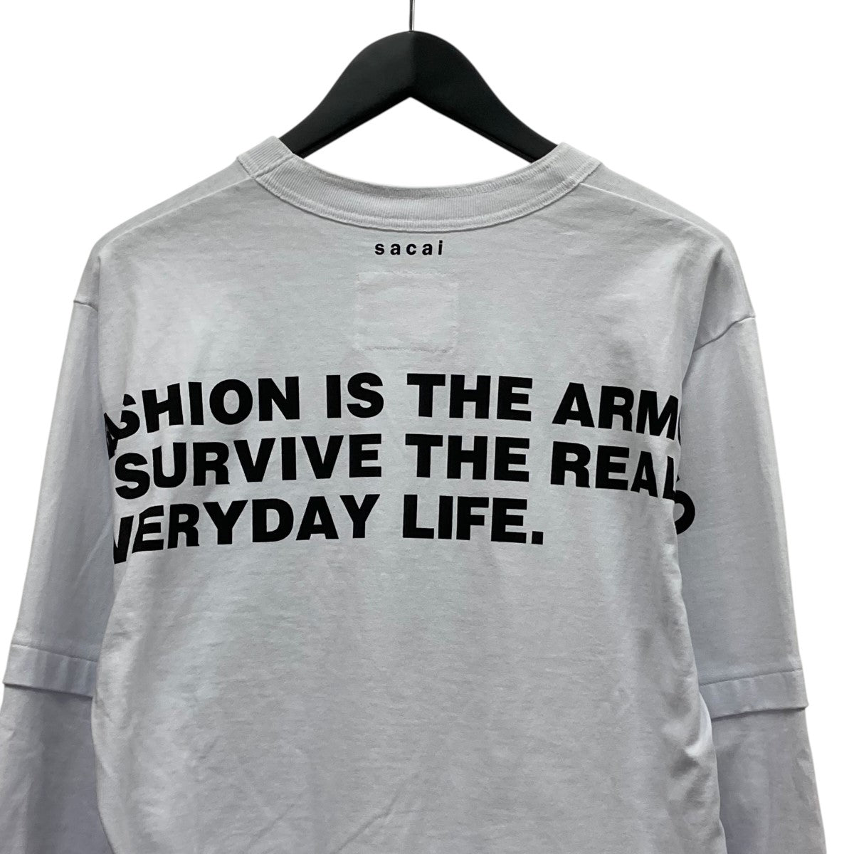 sacai サカイ 2023SS バックプリント カットソー 3 sacai(サカイ) 24SSGraphic Print L S T-Shirtバックプリント