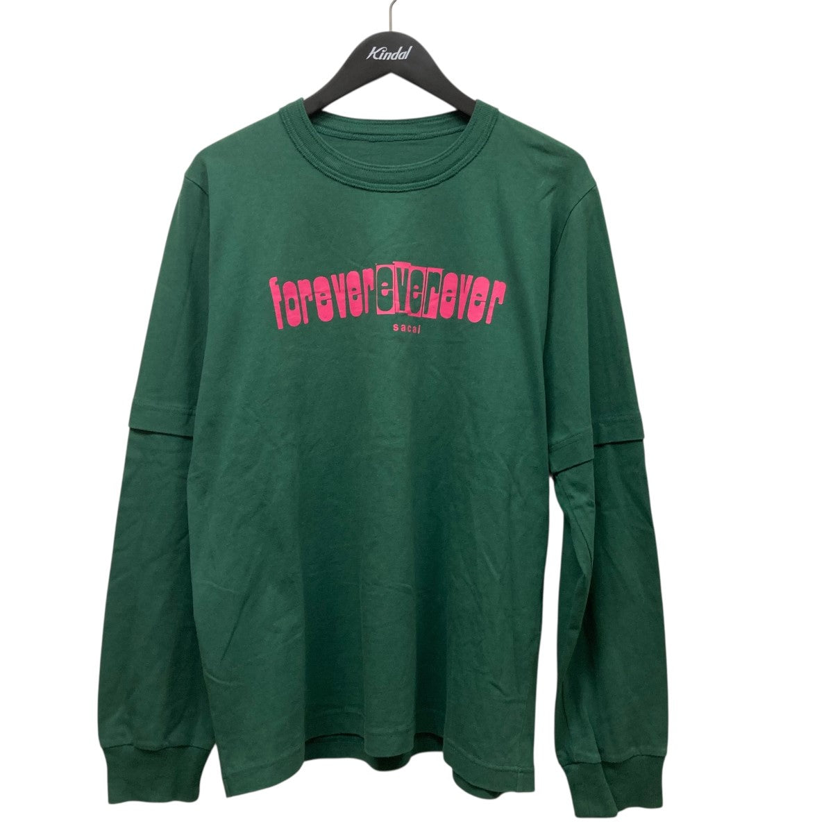 新品）SACAI トープ＆ネイビー フローラル アップリケトラウザーズL 新品）SACAI トープ＆ネイビー フローラル アップリケトラウザー