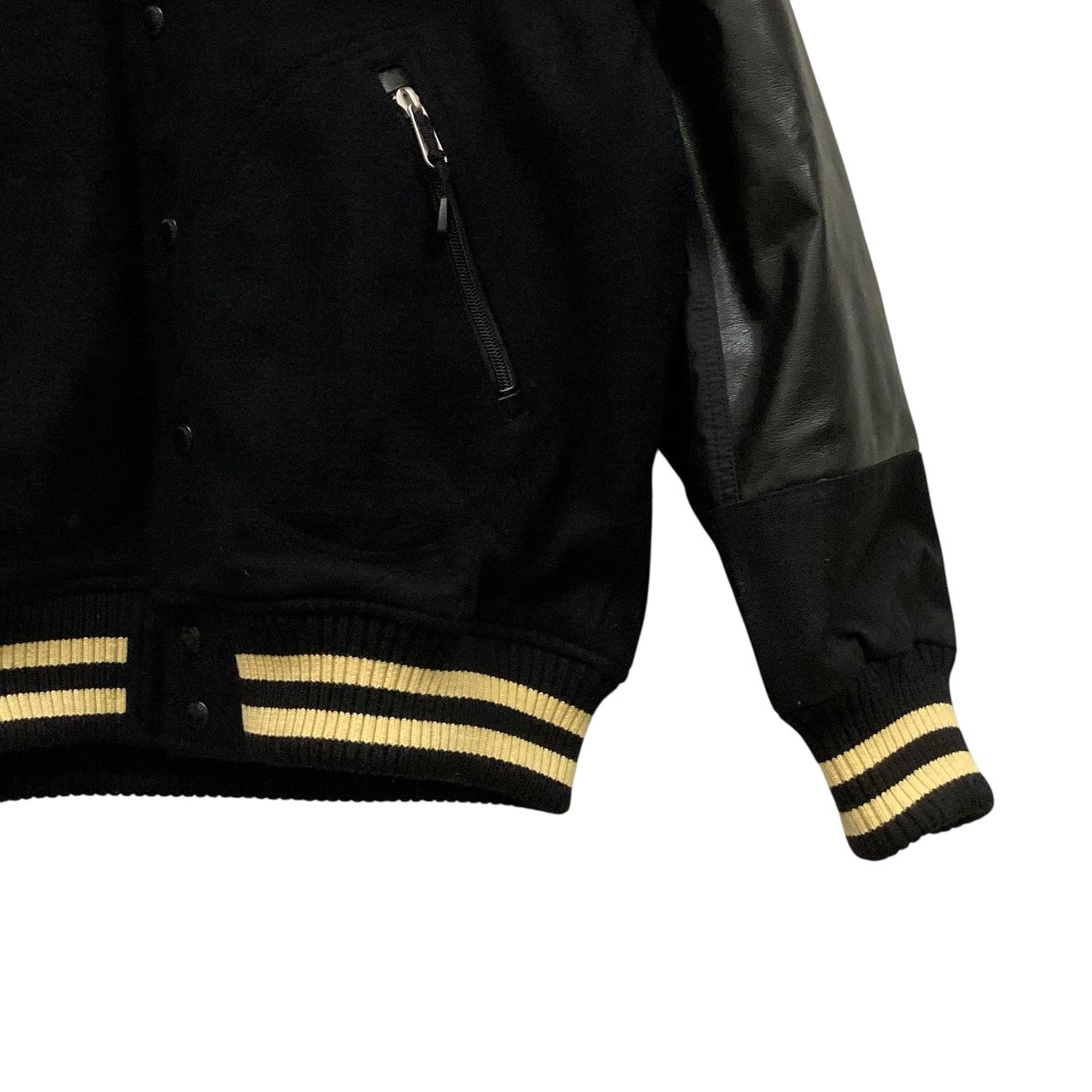 【専用】【80s】MEN'S レザー切り替え ウールスタジアムジャケット CDG JUNYA WATANABE MAN(コムデギャルソン ジュンヤ ワタナベ