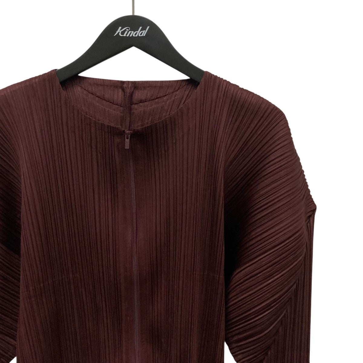 プリーツプリーズ♥ ジャケット 中古品 プリーツプリーズPLEATS PLEASE マオカラーノースリーブチャイナ