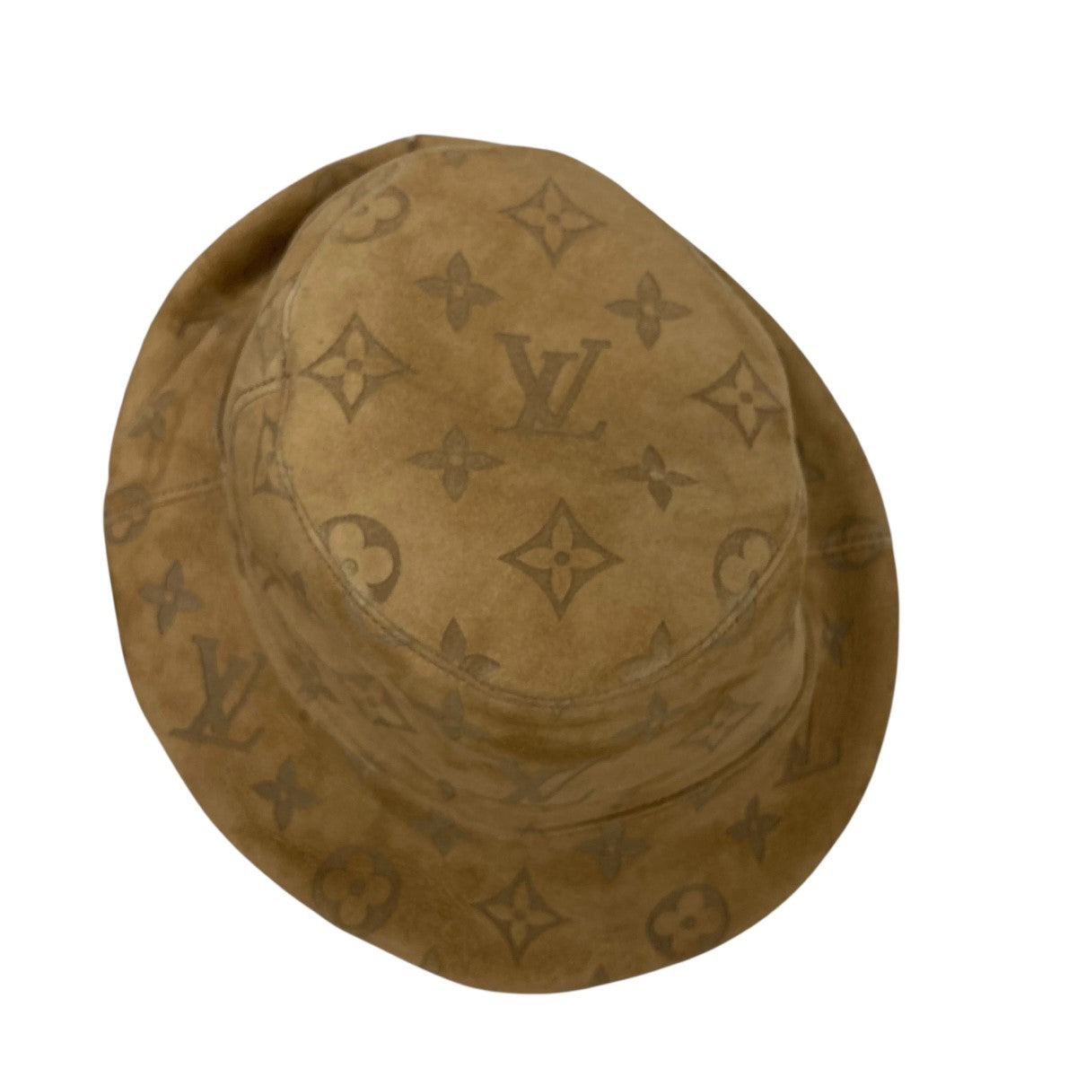 美品！ルイヴィトン　バケットハット　モノグラム LOUIS VUITTON(ルイヴィトン) モノグラム裏ボアバケットハット