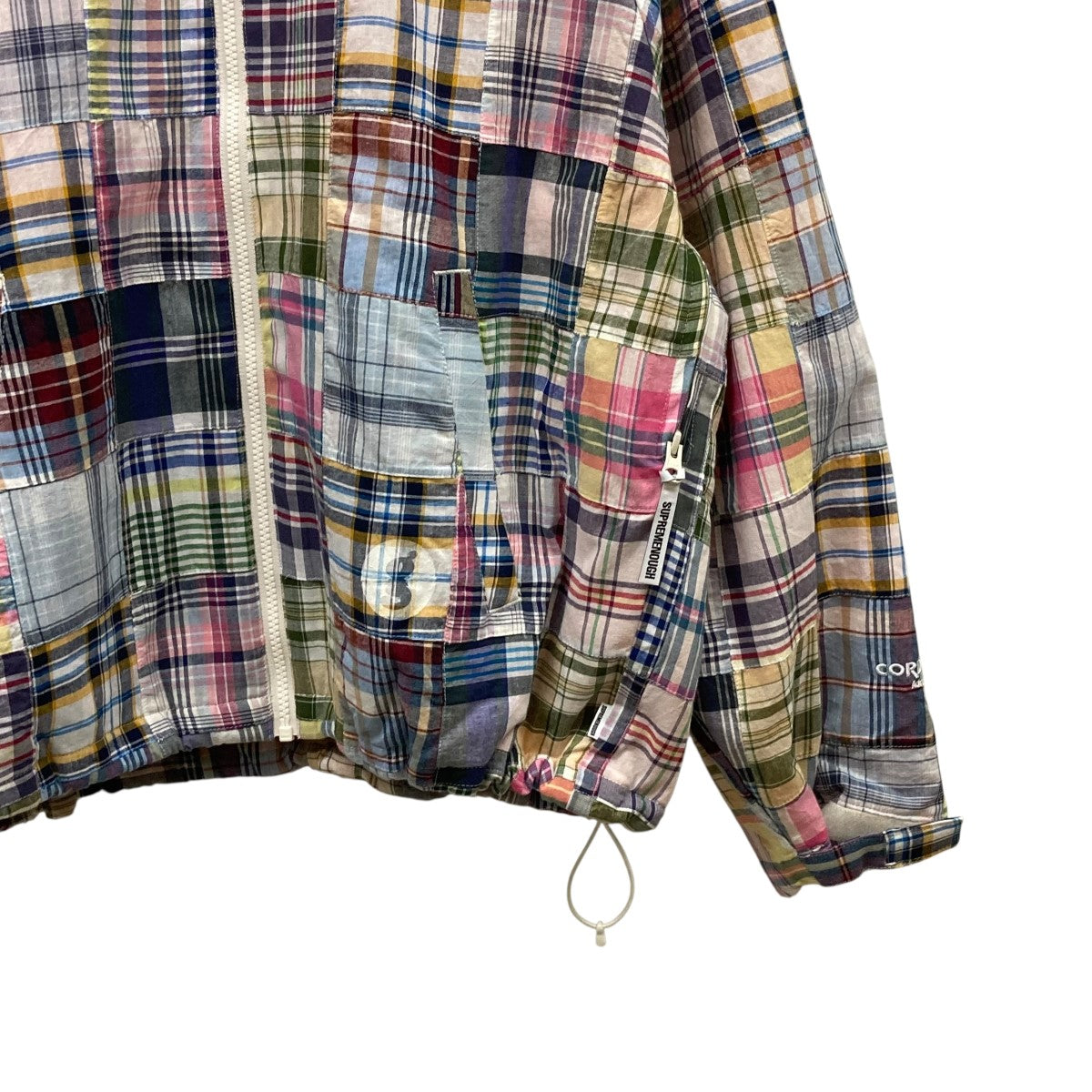 Supreme×GOODENOUGH 25SSPatchwork Madras Hooded Jacket