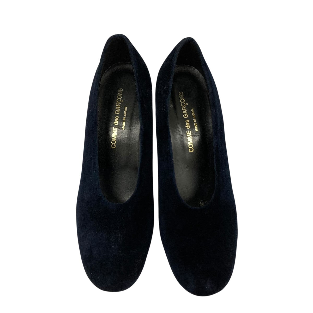 ベロアパンプス COMME des GARCONS(コムデギャルソン) ベロアウエッジソール