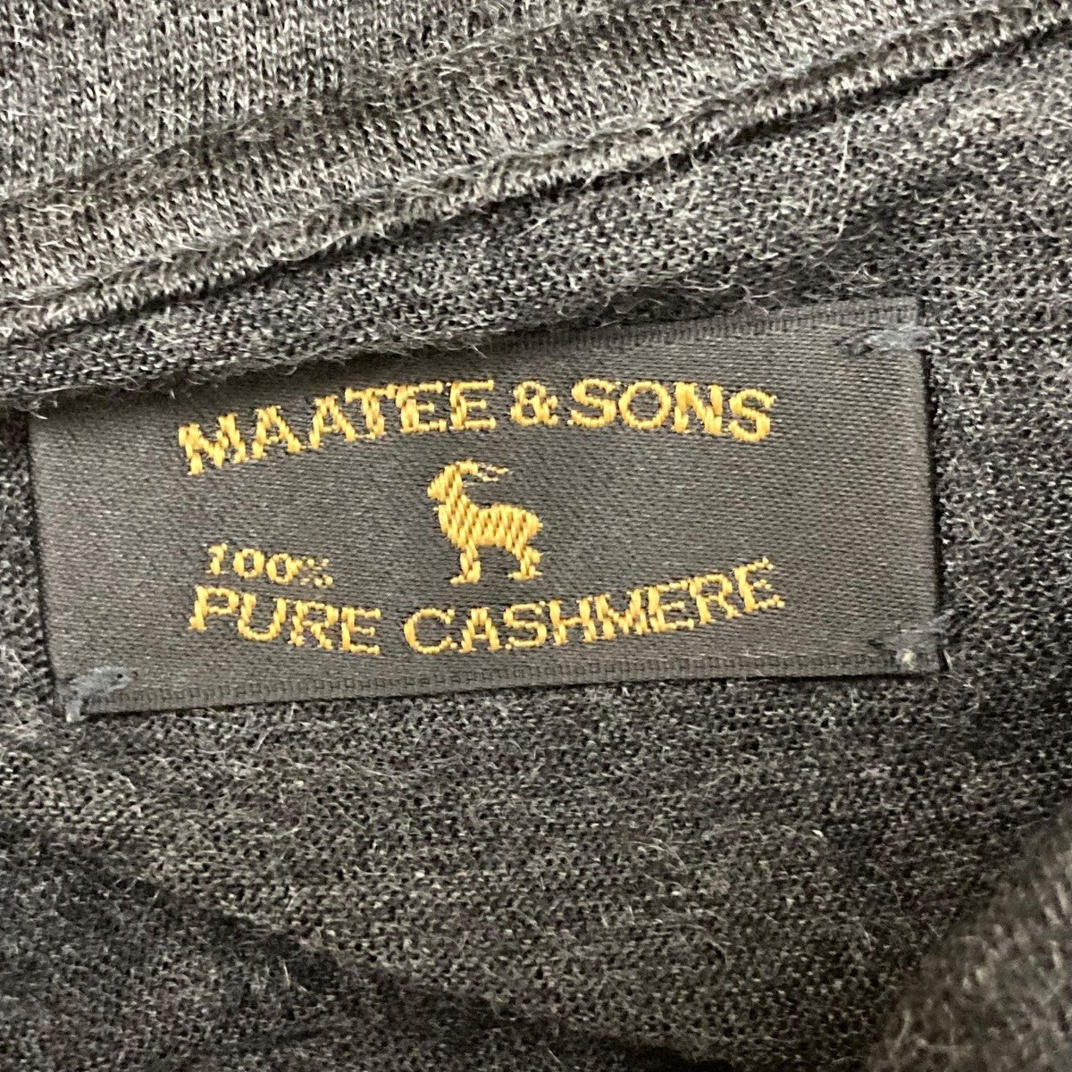 MAATEE＆SONS(マーティーアンドサンズ) 24AWカシミヤカットソー