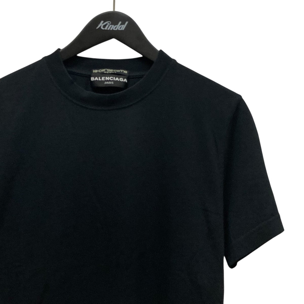 BALENCIAGA バレンシアガ バックロゴ Tシャツ 黒 XS A BALENCIAGA(バレンシアガ) バックロゴコットンTシャツ460593